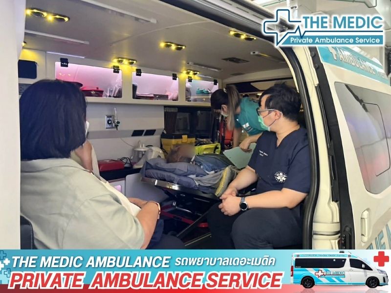 บริการรถรับส่งผู้ป่วย